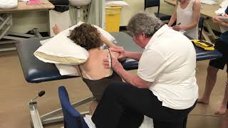 Developing Scapula Stability; Asymmetrical Forward Lean sitting