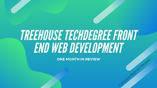 Treehouse Techdegree FEWD: ONE MONTH REVIEW Profile