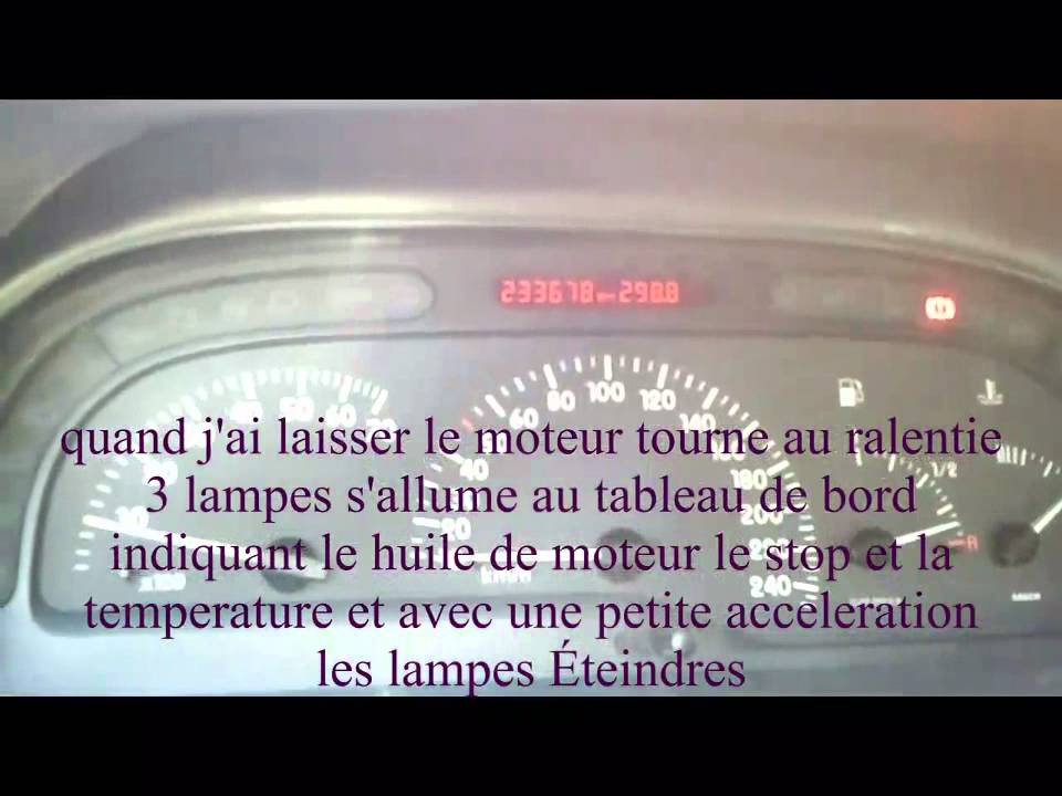 Forum Renault Laguna • Lampes de huile,temperature et le stop ...