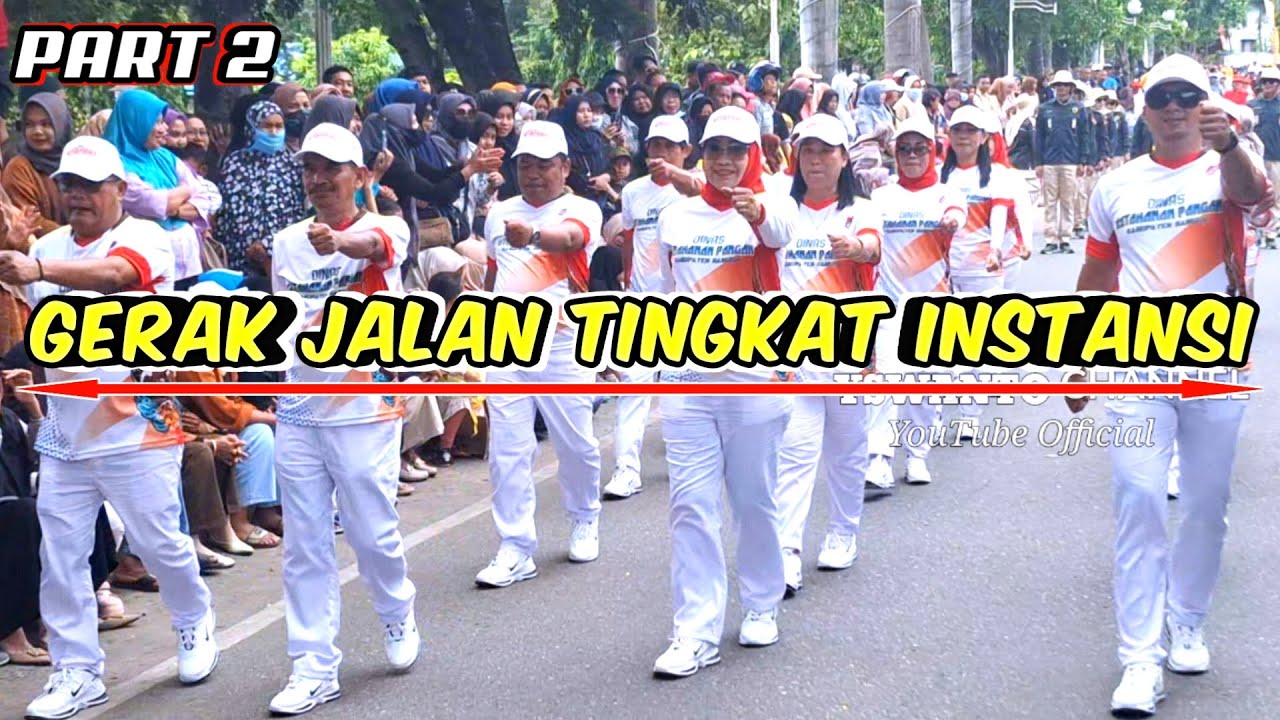 LOMBA GERAK JALAN INDAH TINGKAT INSTANSI PEMERINTAH DAERAH LUWUK BANGGAI PART 2