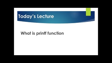 What is  Printf fucntion, example of printf function     Urdu and Hindi Lecture  8