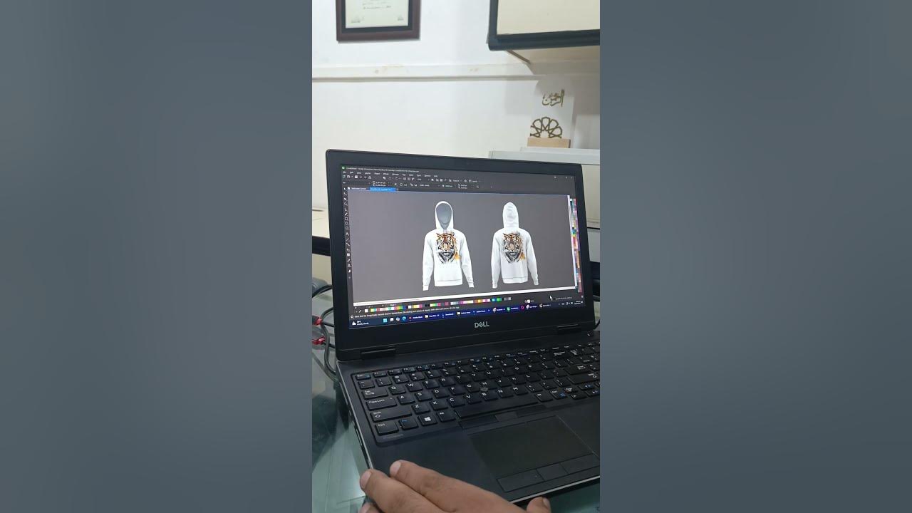 Free Hoodies 3D Mockup Design CDR file #3d #mockup #hoodies #sportswear