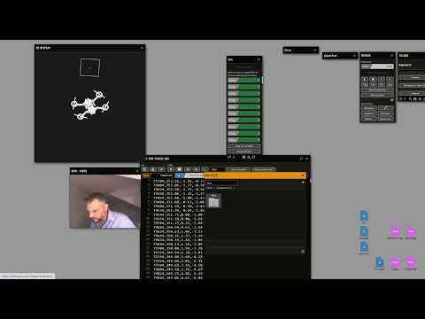 Visualising drone rotational