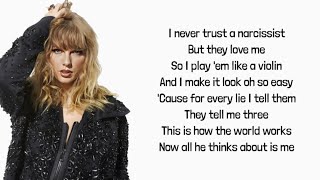 Taylor Swift - I Did Something Bad lyrics