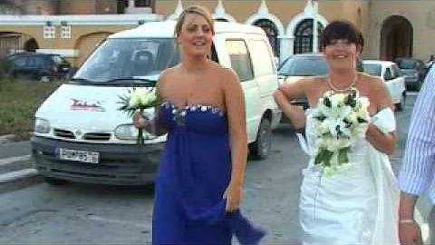 Rhodes wedding, Richard and Tracey