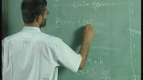 Lecture 25 - Numerical Derivations