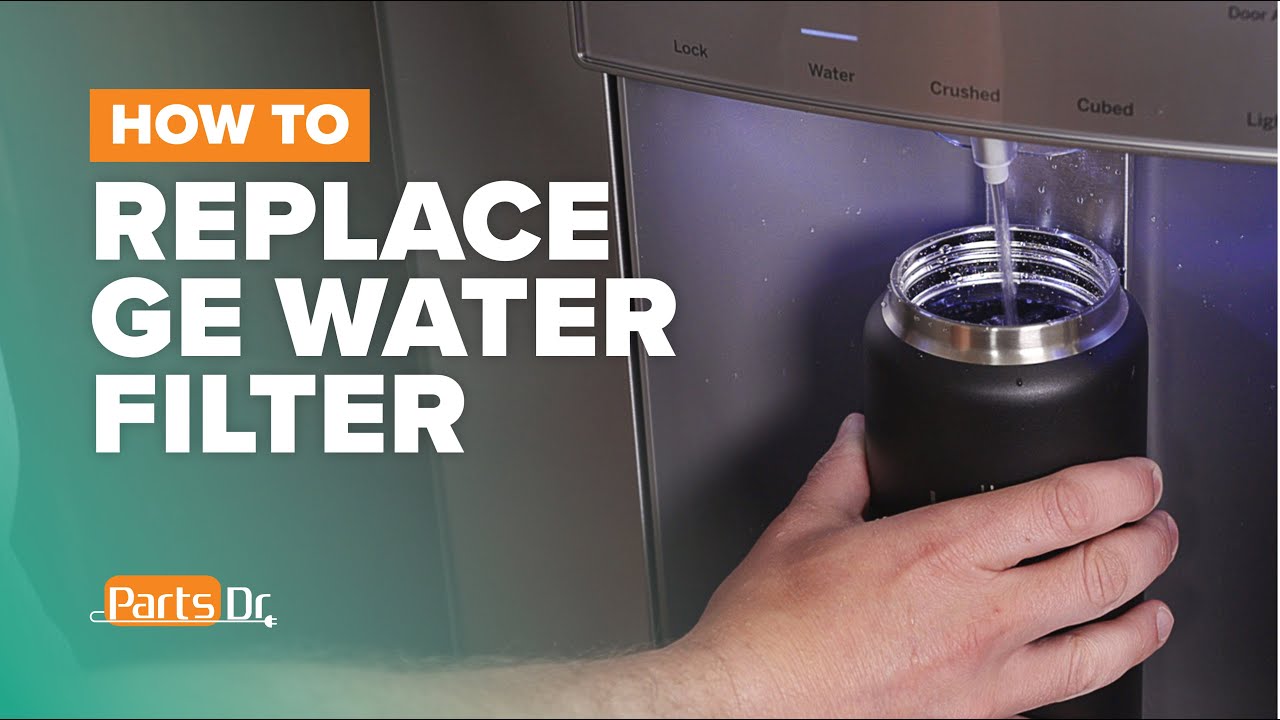 how-to-replace-ge-fridge-ice-water-filter-part-rpwfe-youtube