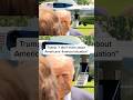 Trump: "I don't think about Americans' financial situation"