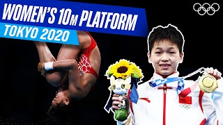 14-year-old Quan Hongchan writes Olympic history! | FULL Women's 10m platform 💦 | Tokyo 2020