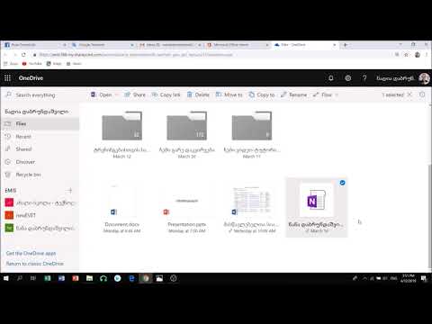 OneDrive Files - ნადია დაბრუნდაშვილი