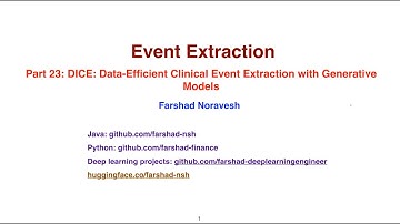 Part 23: DICE: data-efficient clinical event extraction with generative models