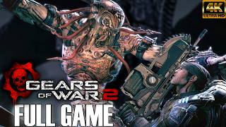 GEARS OF WAR 2 – Full Game – No Commentary – Longplay – 4k[Xbox 360 – Playthrough]