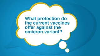 Do the current vaccines protect against omicron? – Just a Minute! with Dr. Peter Marks