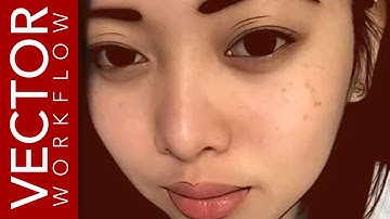 Vector/Vexel Workflow part 1 - eye, lips and skin workflow