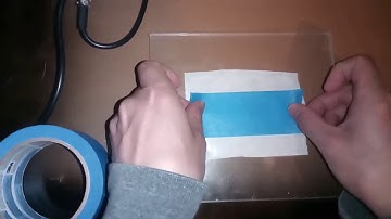 Masking Tape Stencil