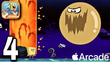 SpongeBob: Patty Pursuit - Rock Bottom - Gameplay Walkthrough - Part 4 (Apple Arcade)
