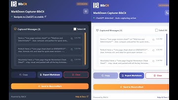 Markdown Capturer by BibCit : Chrome Extension First Sneak Preview #howitworks #DownloadNow