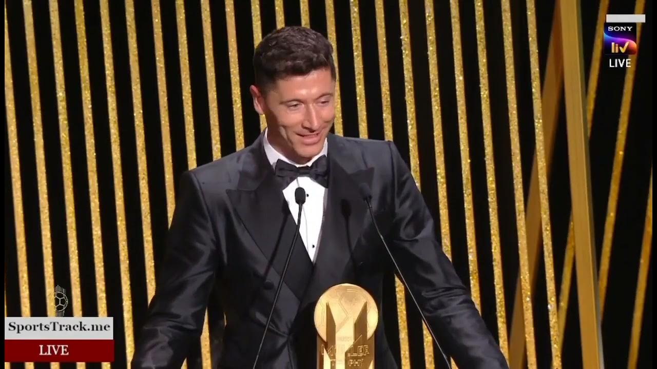 LEWANDOWSKI gana el premio (gerd muller trophy) B'ALL ORO🔵🔴⚽ YouTube