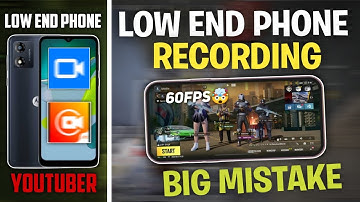 Screen Recorder Settings: Tips for Low-End Devices & YouTube | Avoid Mistakes on Your Low-End Phone!