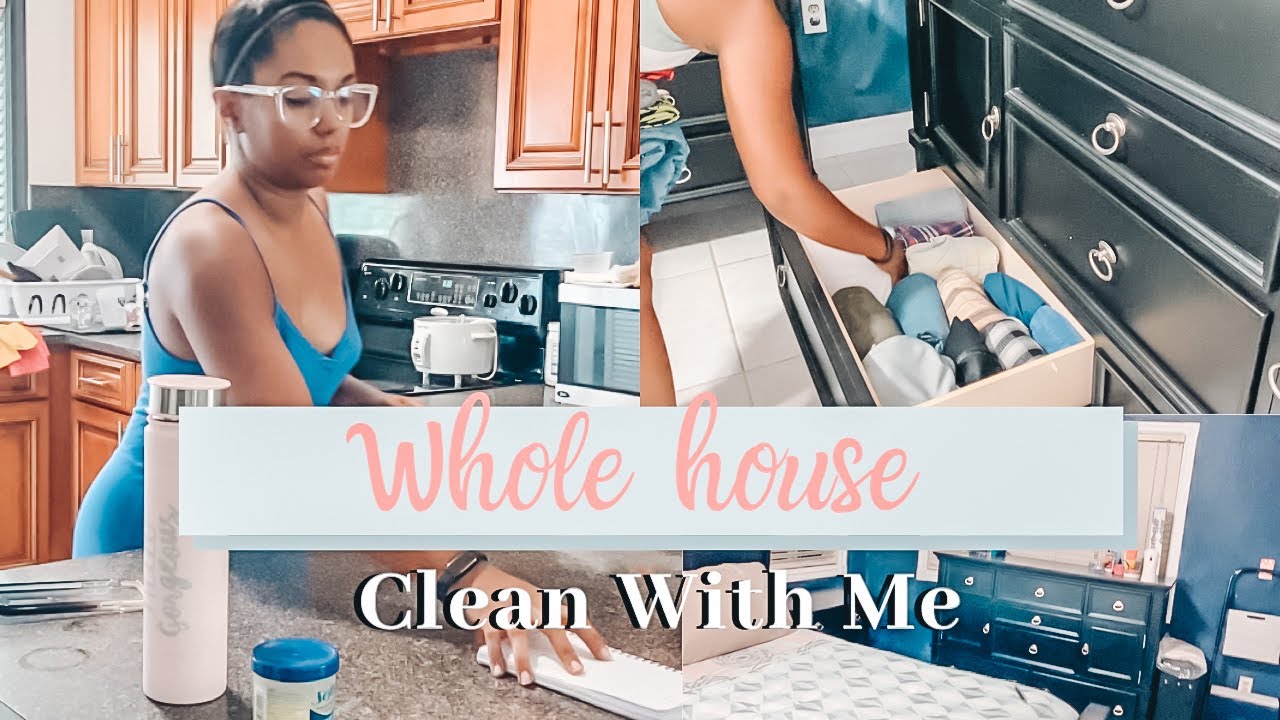 WHOLE HOUSE CLEAN WITH ME | CLEANING MOTIVATION - YouTube