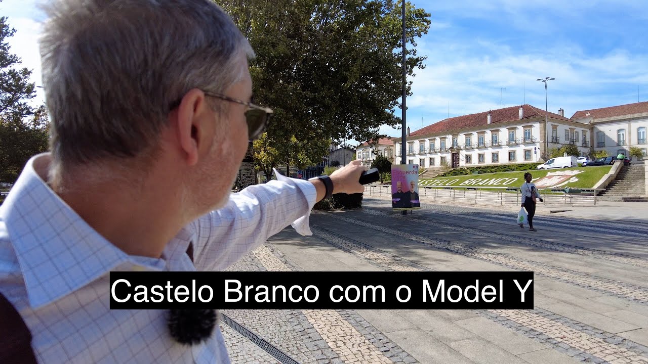 Viagem a Castelo Branco com o Tesla Model Y
