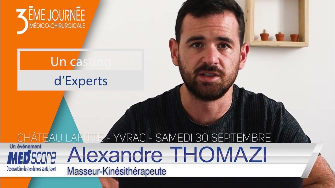 Interview Alexandre THOMAZI (kiné) 3ème Journée MédicoChirurgicale
