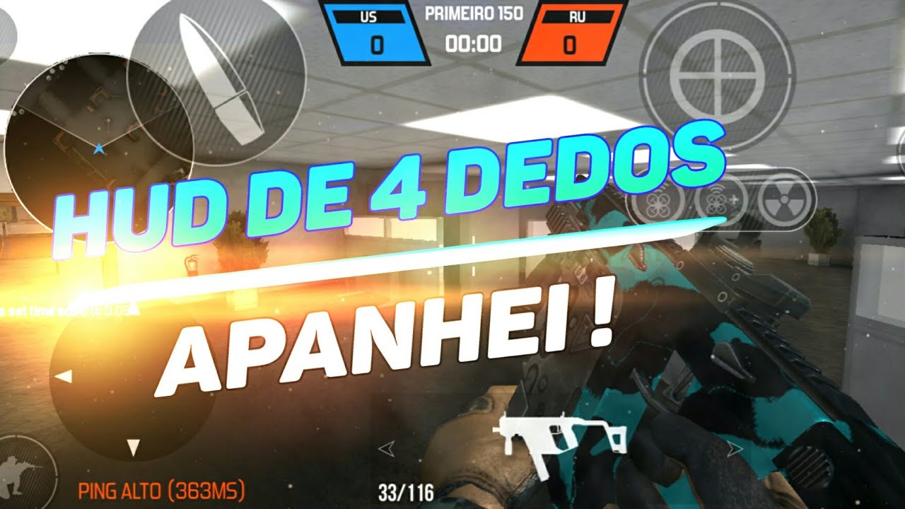 [Bullet Force] - HUD de 4 dedos (Apanhei!) - YouTube