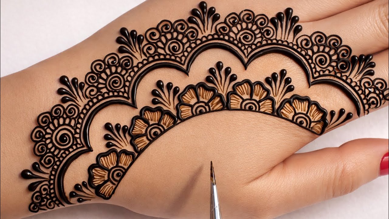 Trending Back Hand Mehendi for Weddings & partis 
