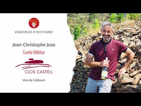 Héloïse, vin de Collioure 100% vermentino, vinifié par Jean-Christophe Jose du Clos Castell.