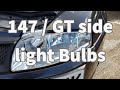 Alfa 147 Oder GT Scheinwerferausbau Und Seitenlichtbirnenwechsel