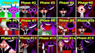 Mix All Clukr Vs Durple In Sprunki Incredibox From Phase 1 To Phase 15 . Phase 1 ... Phase 15