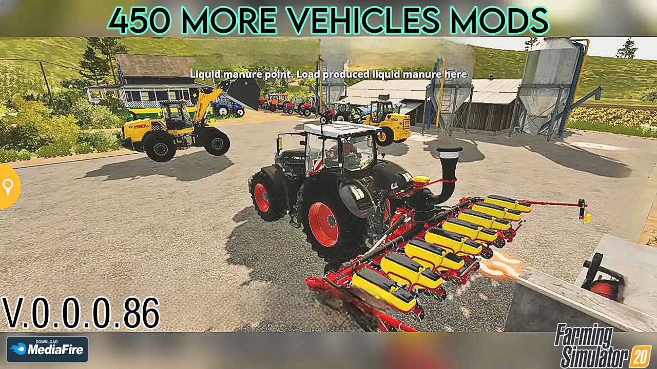 fs20 mod 450 full more vehicles mods plus new maps apk 