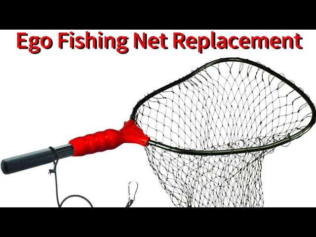 How to EASILY swap out your Ego fishing net material! Clear rubber