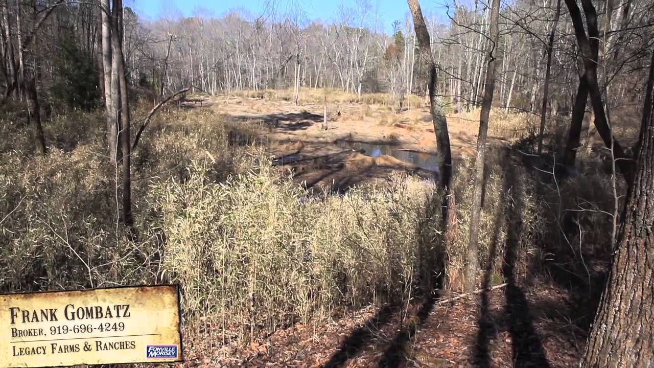 Land for Sale on Flat Rock Church Road in Franklin County NC YouTube