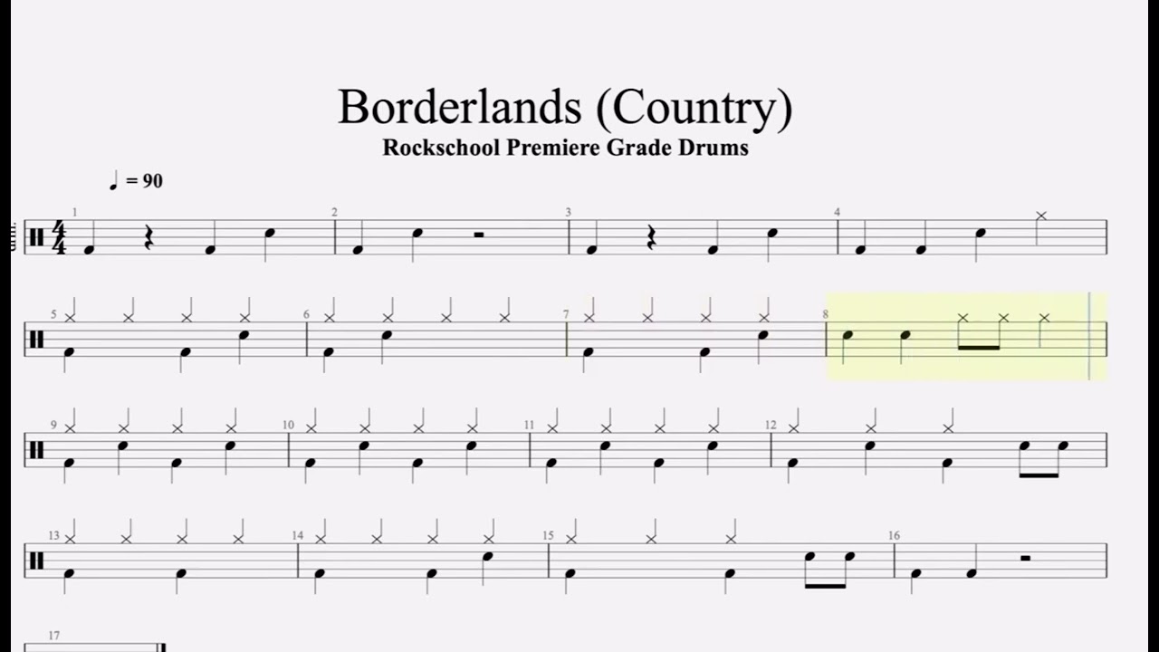 Premiere Grade Drums- Borderlands