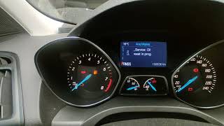 Kuga Servis Bakım Uyarısı Sıfırlama Nasıl Yapılır