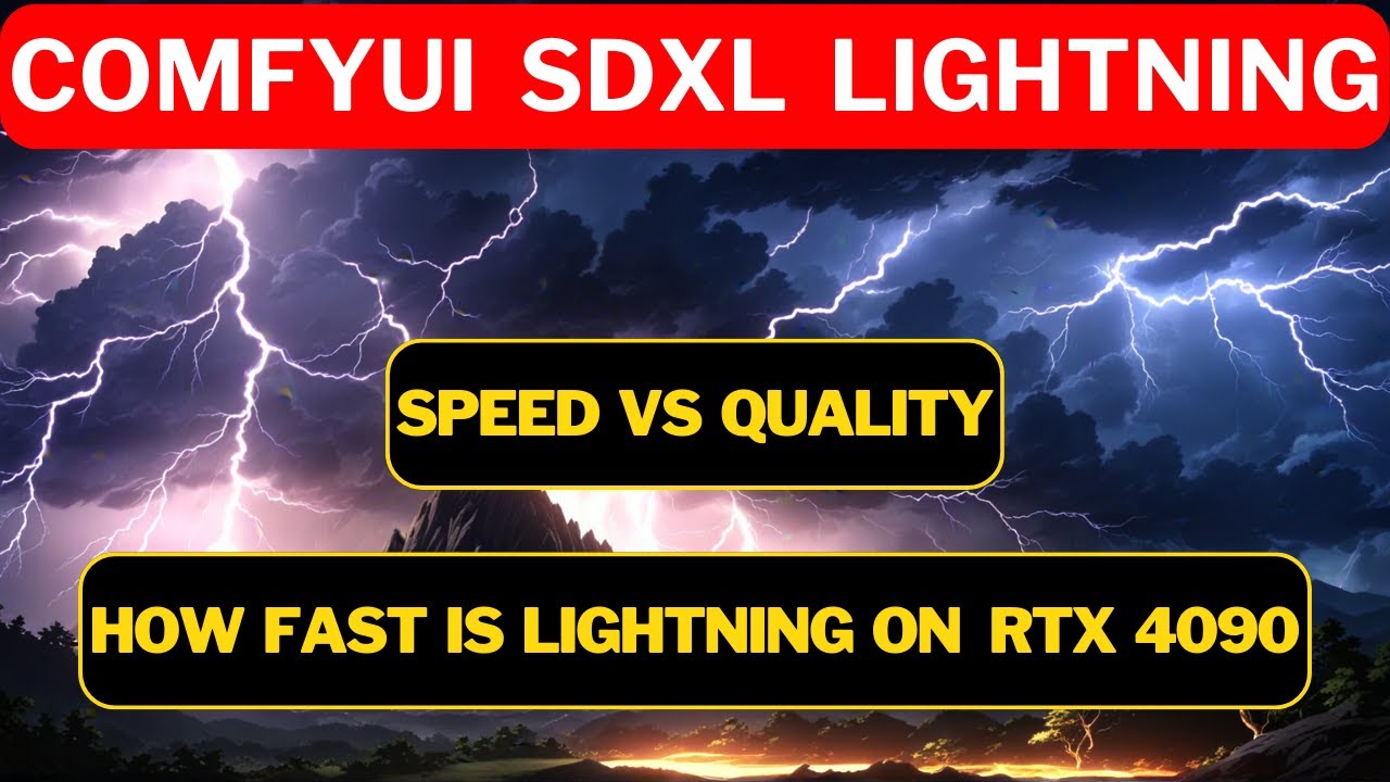 ComfyUI SDXL Lightning Performance Test | How & Which to Use | 2,4,8 Steps