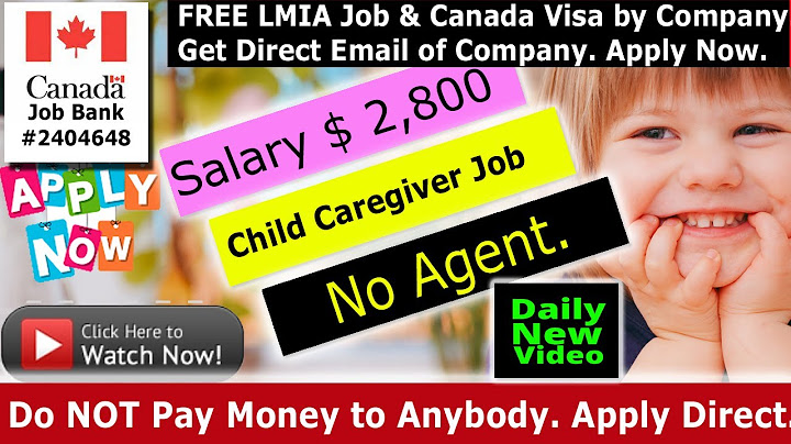 How to Get LMIA Jobs in Canada? Child Care Giver Jobs in Canada? LMIA Jobs?  #lmia #lmiajobscanada