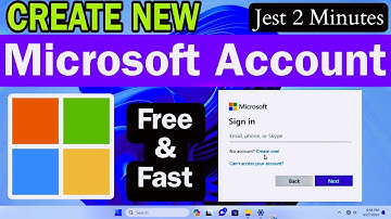How to Create New Microsoft Account || Create Microsoft Account Latest Video