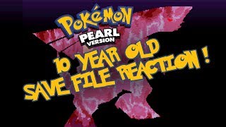 Reacting to my 10 Year Old Pokemon Pearl Game