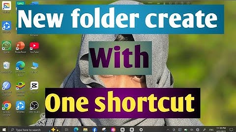 নতুন ফোল্ডার তৈরি 😲 সুধু একটি কিবোর্ড শর্টকাটেই৷ New folder create with one keyboard shortcut.