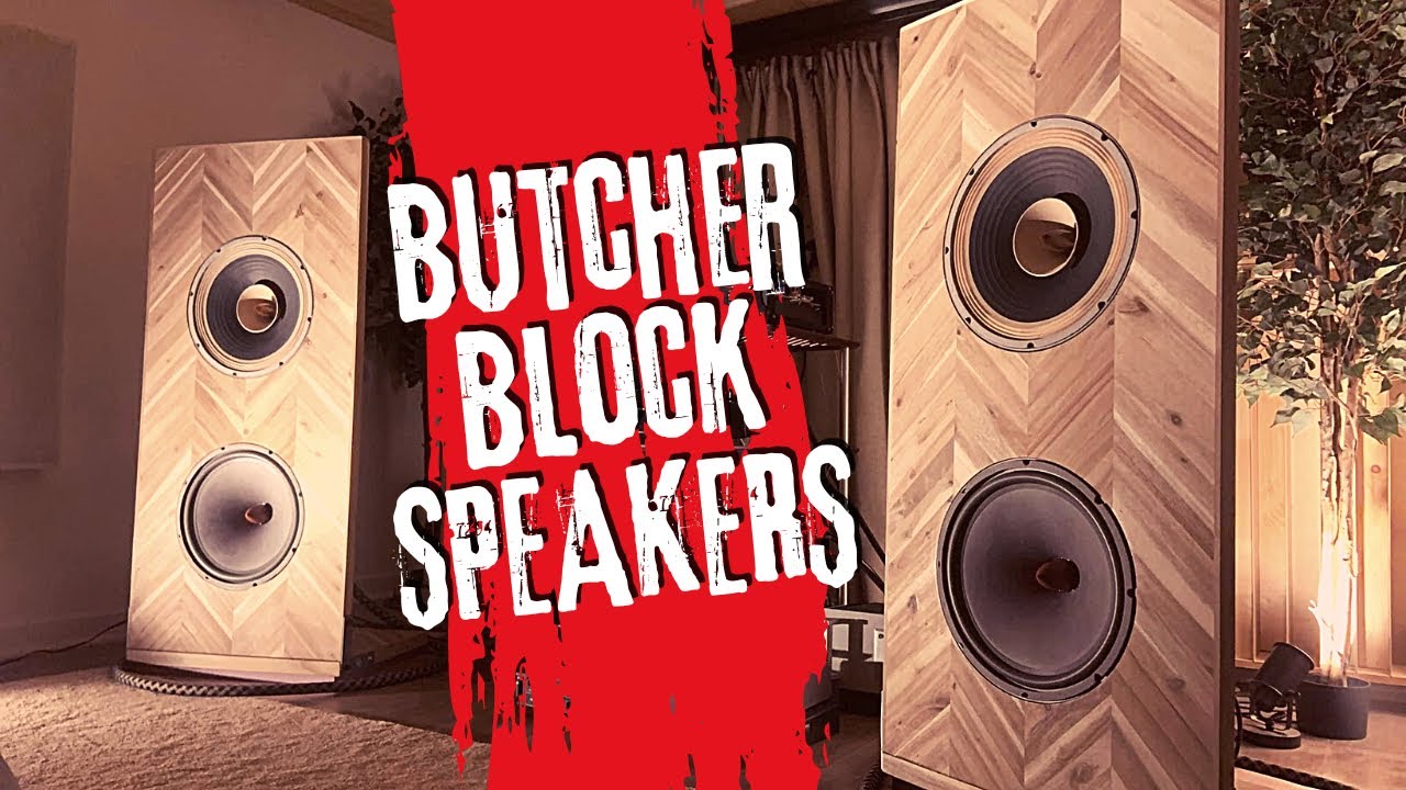 🛠️DIY Open Baffle Speakers Part 3: Butcher blocks