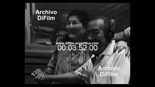 Sesión de fotos - Roberto Goyeneche y Mercedes Sosa (video)