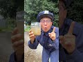 Easy way to clean dirty water #funny #outdoors #lifehacks