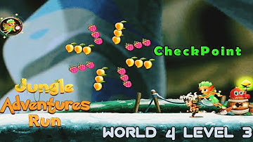 Jungle Adventures Run - World 4 Level 3