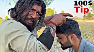 BENGALI BABA IN HAPPY MOOD | ASMR INSOMNIA THERAPY | HEAD & BACK MASSAGE #asmr