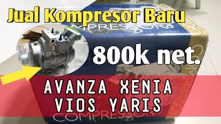 SOLD.(SUDAh LAKU) KOMPRESOR AC XENIA AVANZA BARU CUMA 800K NET. BISA JUGA UNTUK VIOS YARIS