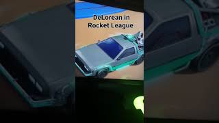 DeLorean in Rocket League