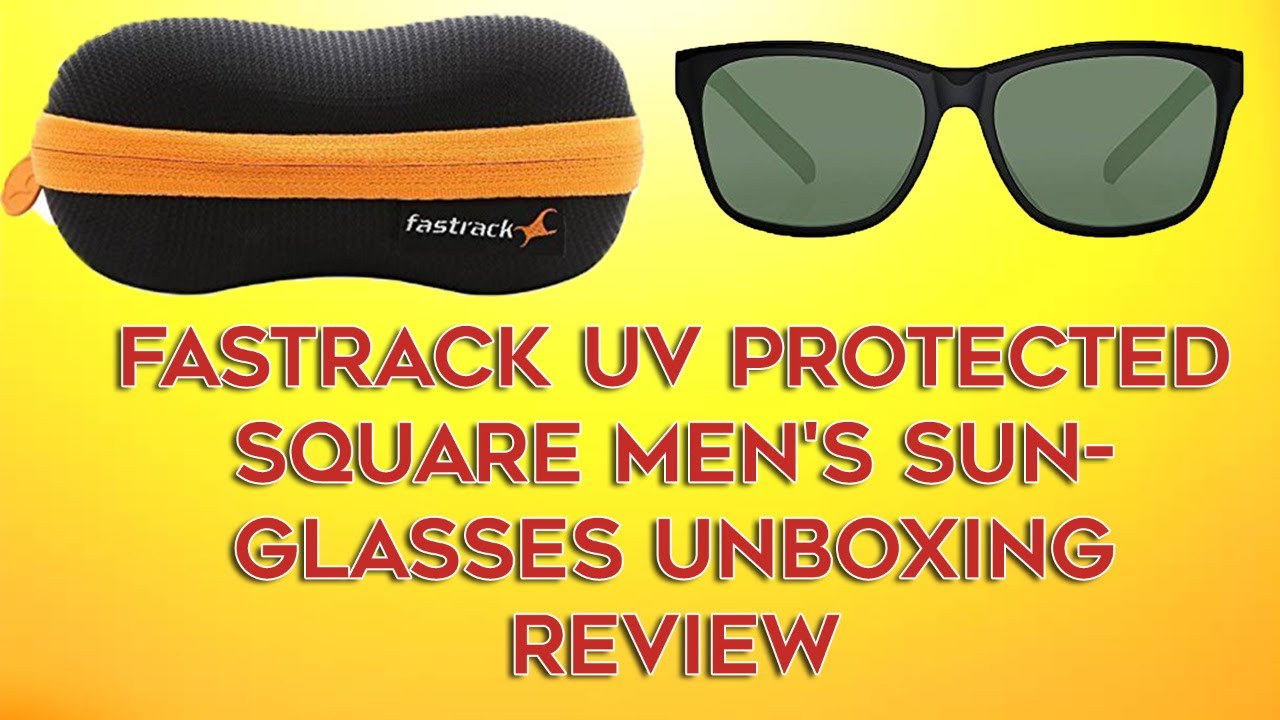 Buy Fastrack Men Square Sunglasses M183BK3 - Sunglasses for Men 2194152 |  Myntra