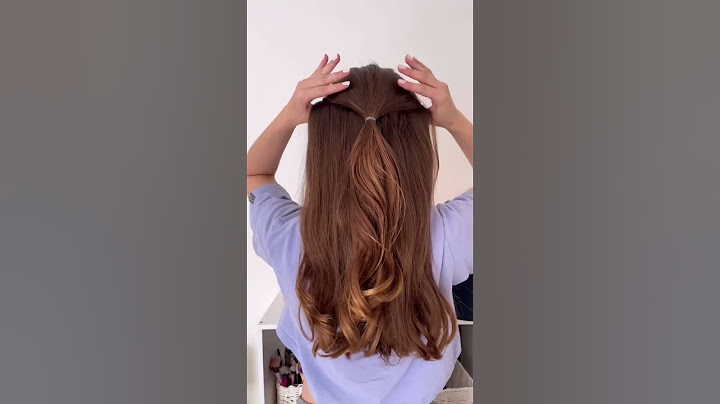 Easy half up hairstyle idea!